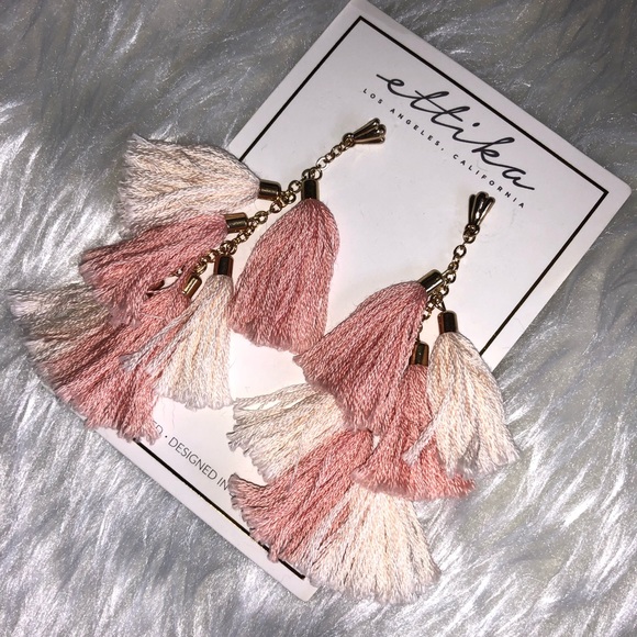 Tassel Earrings by Ettika - Picture 2 of 3